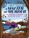 Cover image for A Matter of Murder